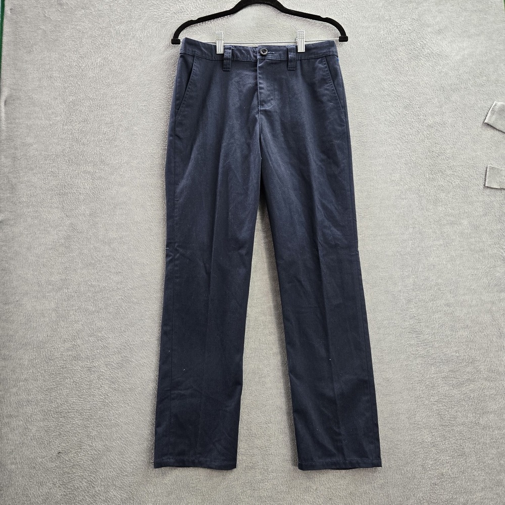 O'Neill Men Pants 29 Blue Chino Twill Straight Pockets Mid Rise 27" Inseam